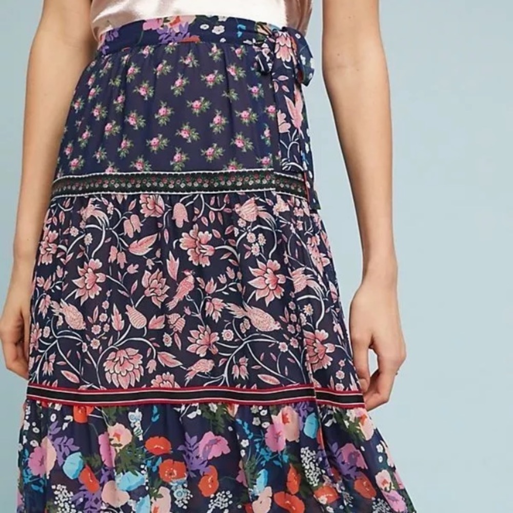 🚫SOLD🚫 Anthropologie One September Floral Skirt